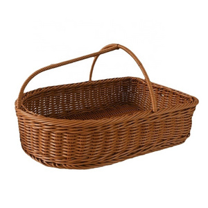 Hotel Room Dirty Clothes Basket Slipper and Shoe Basket with Rattan Weave Woven Silk Baskets for Change and Storage