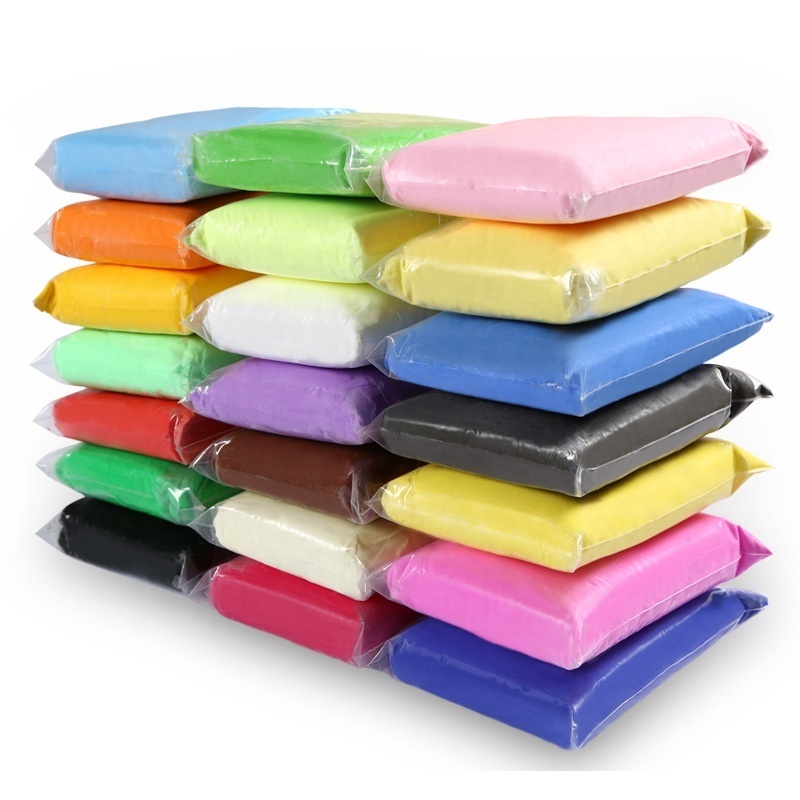 DIY 100g Clay slime wholesale 24 colors Super Light Modeling Air Dry Polymer Clay for kids