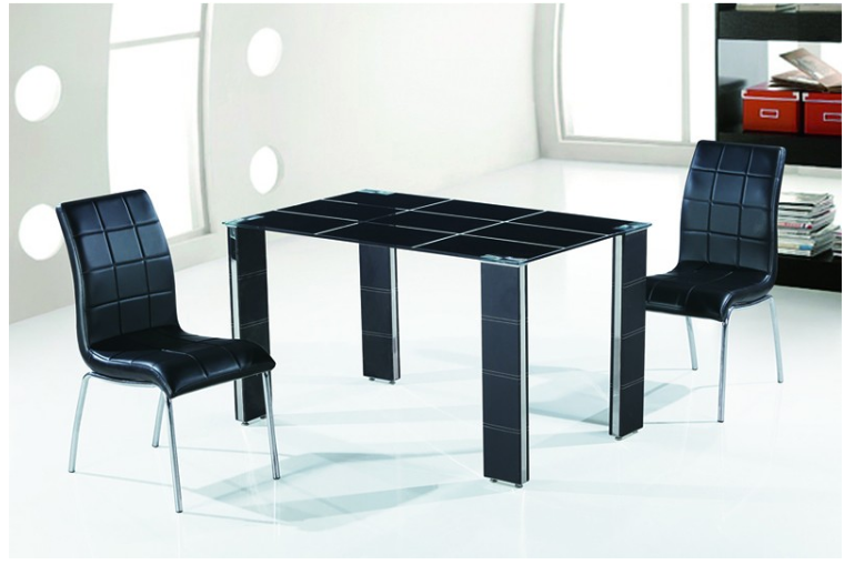 wholesale china modern stainless steel dining table base with glass top dining table set italian