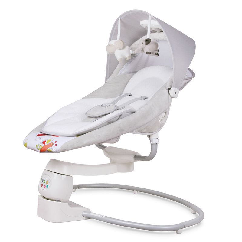 Electric rocking cradle baby rocker bouncer automatic swing with metal stand