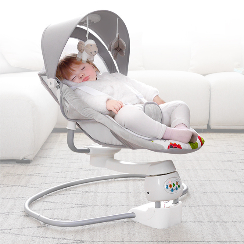 Electric rocking cradle baby rocker bouncer automatic swing with metal stand