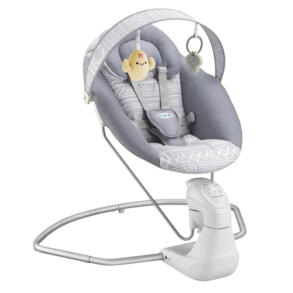 Most high quality battery power and plug in rocker chair vibrating chair baby chair electric baby bouncer swing