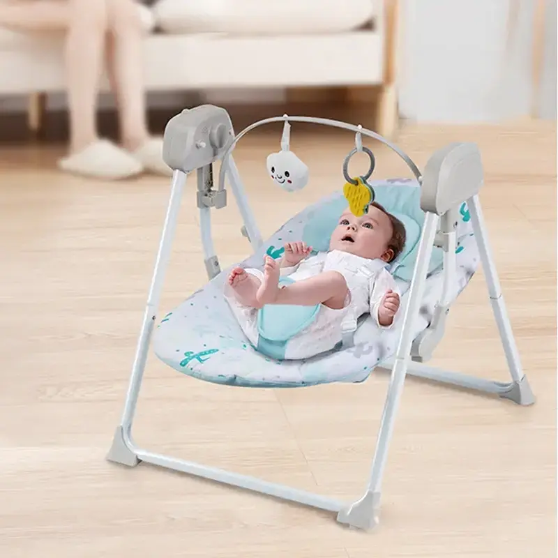 Modern new born baby bouncer portable ingenuity Automatic electric infants baby swing cradle sleeping bed baby swing chair