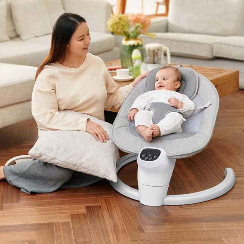 Ingenuity livingroom portable remote contral automatic cradle electronic baby rocker swing chair