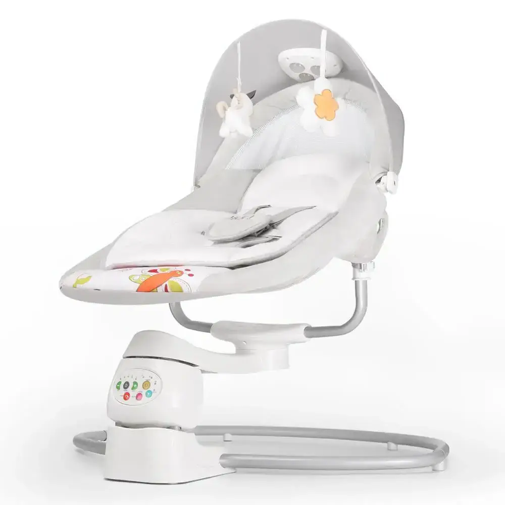 Portable newborn kids modern indoor living room automatic electric balance infant bouncer chair baby swing rocker with music