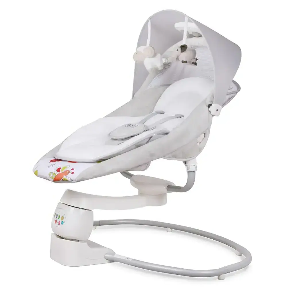 Portable newborn kids modern indoor living room automatic electric balance infant bouncer chair baby swing rocker with music