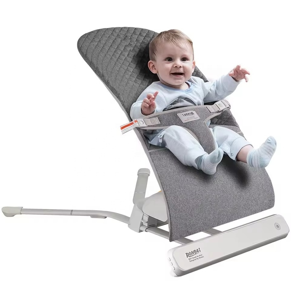 3 seat position indoor living room cradle newborn infant swing chair remote control electric baby rocker bouncer with music