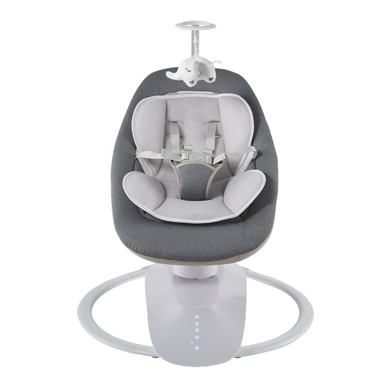 Multifunctional adjustable recline 5 speed remote control electric automatic infant swing chair 3D shake baby rocker bouncer