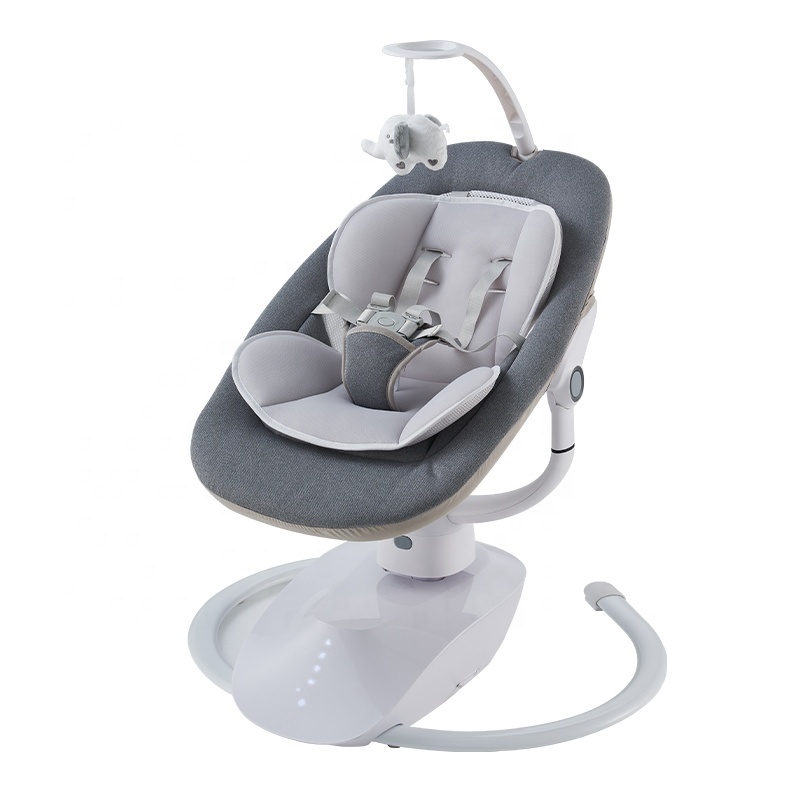 Multifunctional adjustable recline 5 speed remote control electric automatic infant swing chair 3D shake baby rocker bouncer