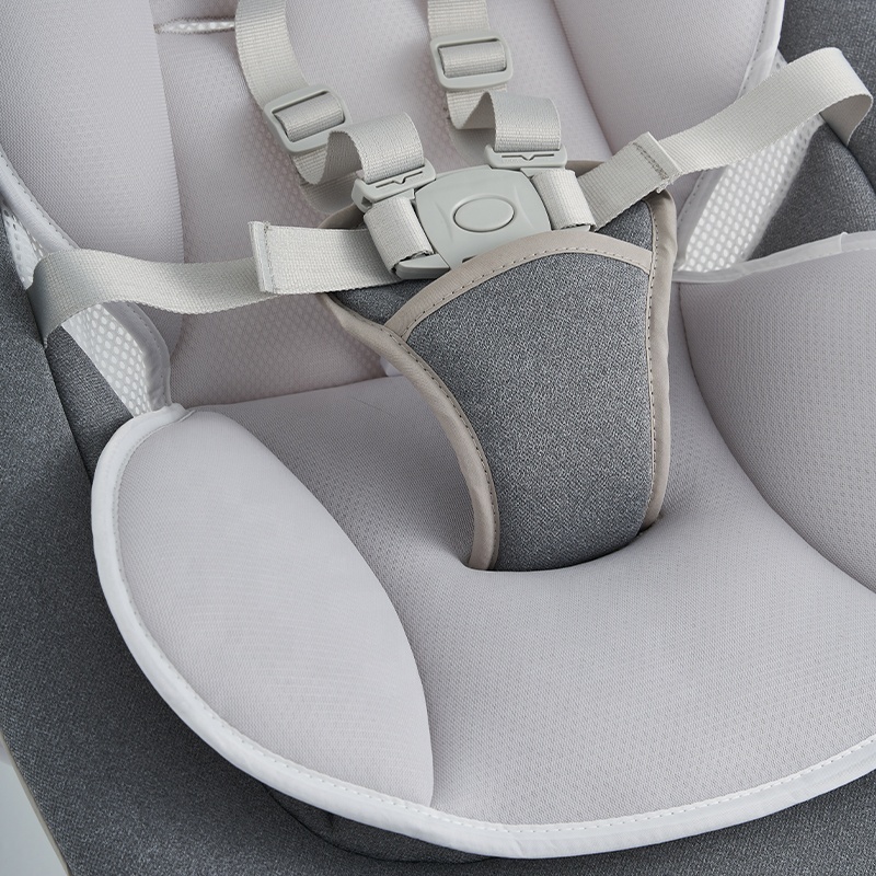 Modern newborn infant luxury automatic swing rocker chair remote control adjustable electric 3D shake baby bouncer