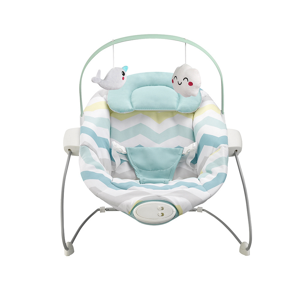 New Design Electric Toys Baby Swing Baby Bouncer Baby Rocker Multifunction Folding High Chair with Vibration Function 0-6months