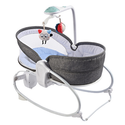 Baby Rocker Bouncer Chair Infant Comfort Swing Chair Lightweight Electric Rocking Cradle