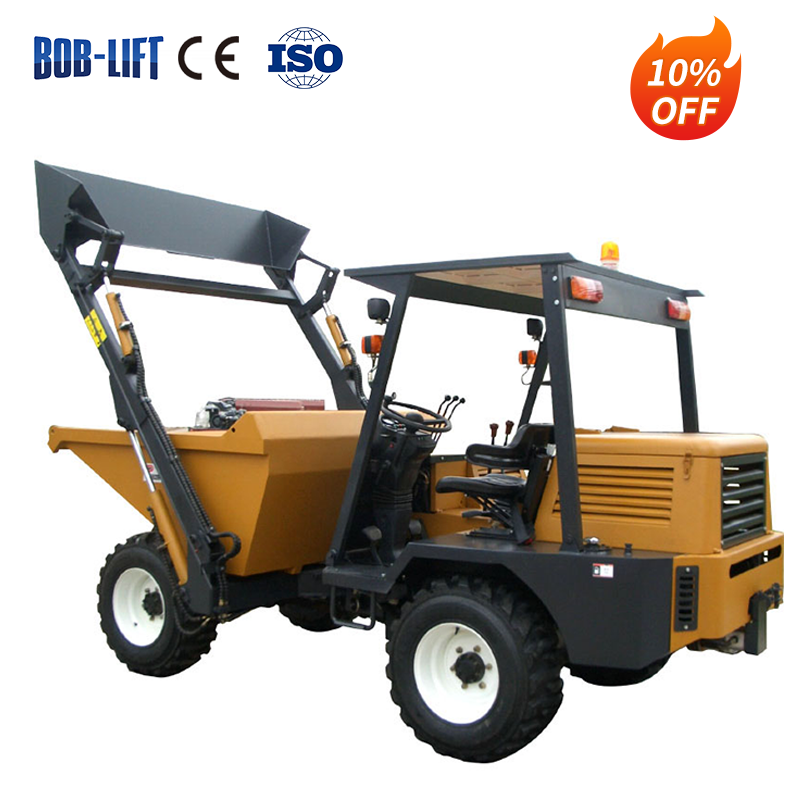 China Hot Sale 3 Ton Wheel Small Mini Dumper Tipper Truck Dumper 4x4 Diesel Dumper Truck Construction Beach Machine For Sales