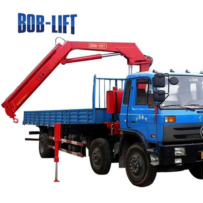 bob lift cranes rough terrain crane pump drill 6 ton/7 ton/8 ton boom lift 8 ton hydraulic truck mounted crane