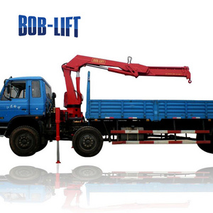 bob lift cranes rough terrain crane pump drill 6 ton/7 ton/8 ton boom lift 8 ton hydraulic truck mounted crane