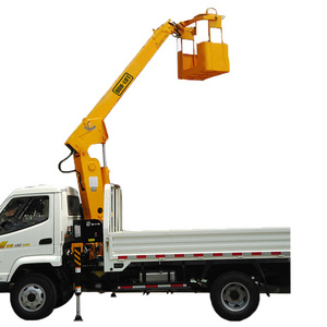 Telescopic Man Lifting Basket Crane for Truck