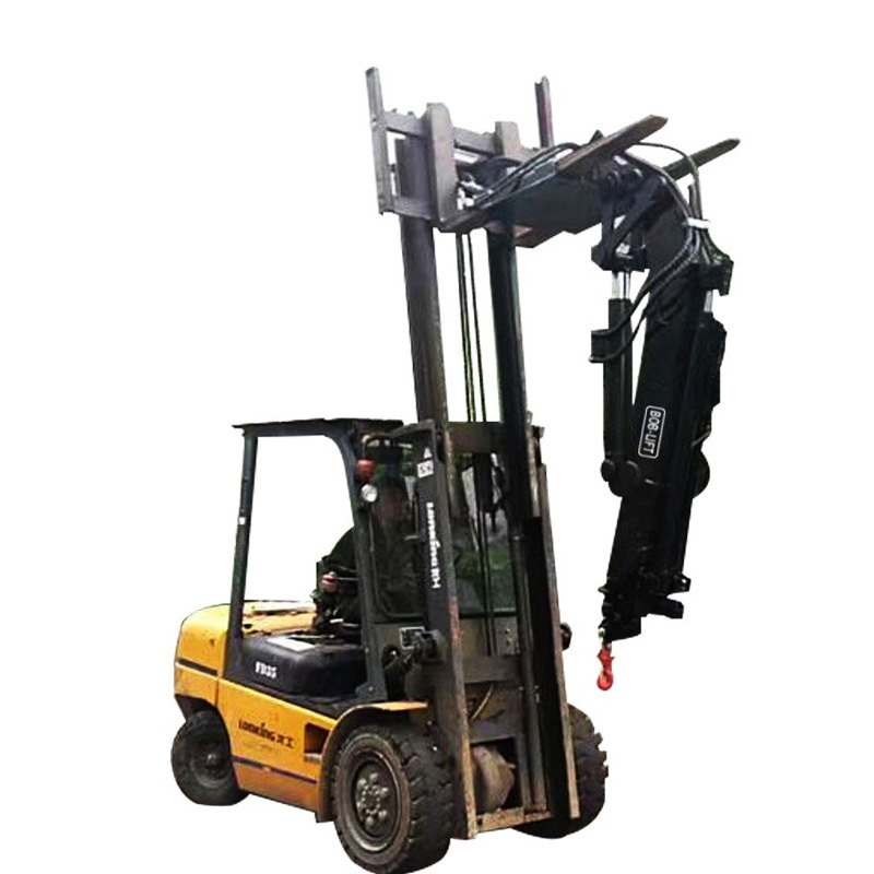 boblift Telescopic Hydraulic Forklift Jib Boom Crane Attachment