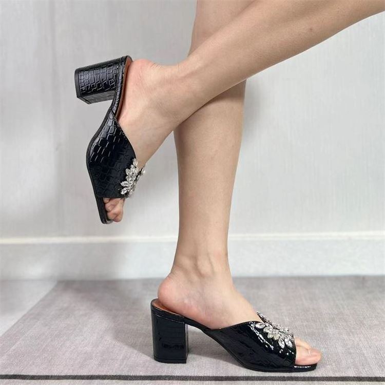 high heel sandals wholesale heeled sandals thick heel job sandal