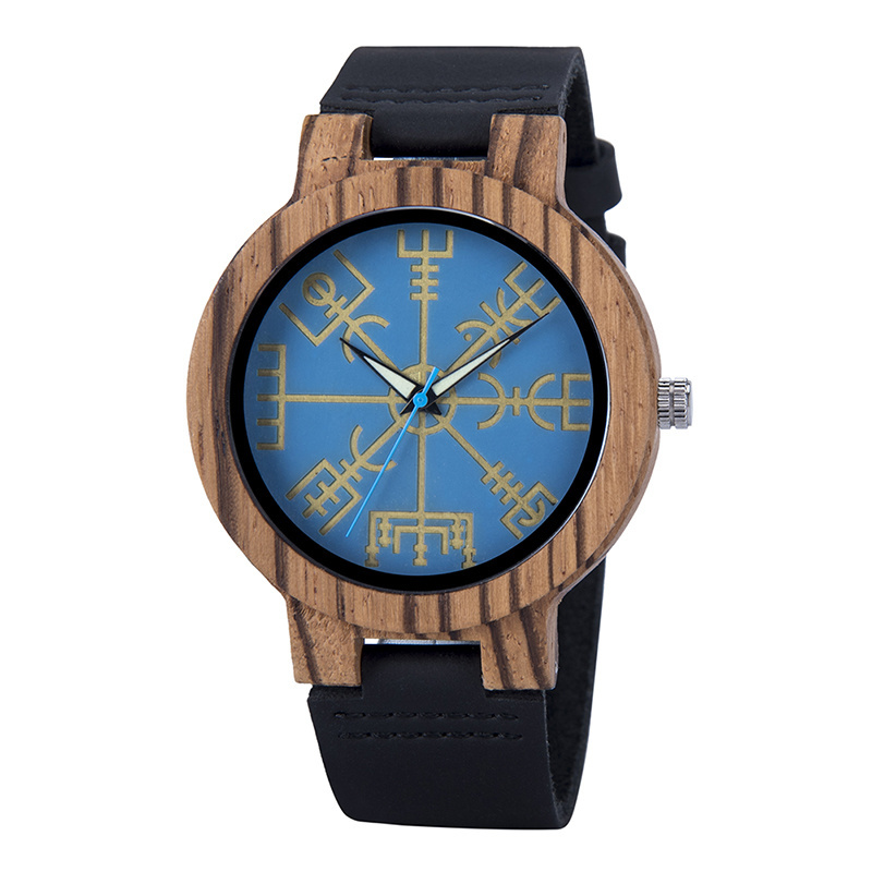 China Supplier Top Brand Luminous Needles Luxury Wood Wrist Watch for Men Design Man Watch with Japanese Quartz Movement