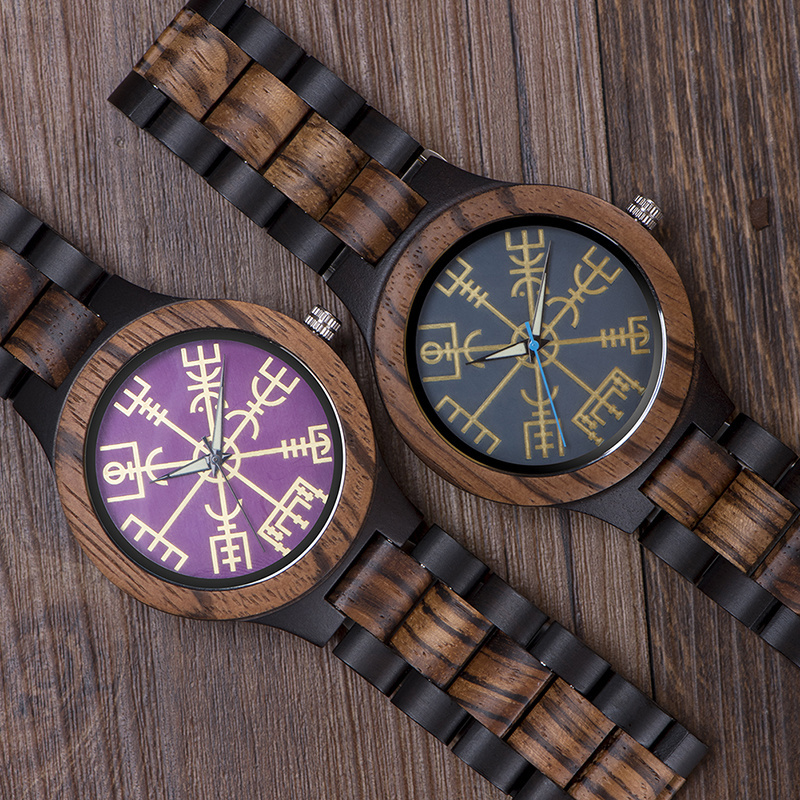 Unique design Handmade custom logo oem brand Classic Wholesale low moq Dropshipping wood wrist watch