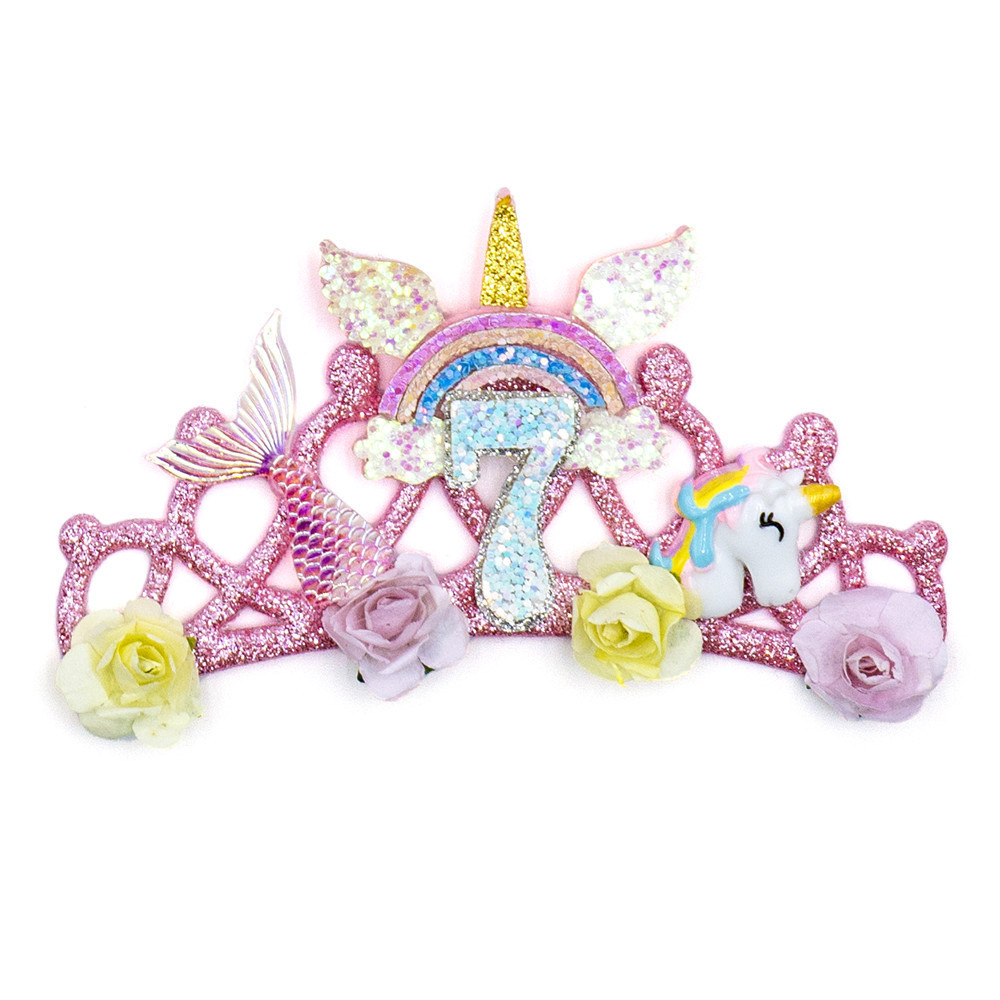 Cute Hair Accessories New Fashion Unicorn Headbands For Girls Jewelry For Kids Pearl Hair Bands For Children Party