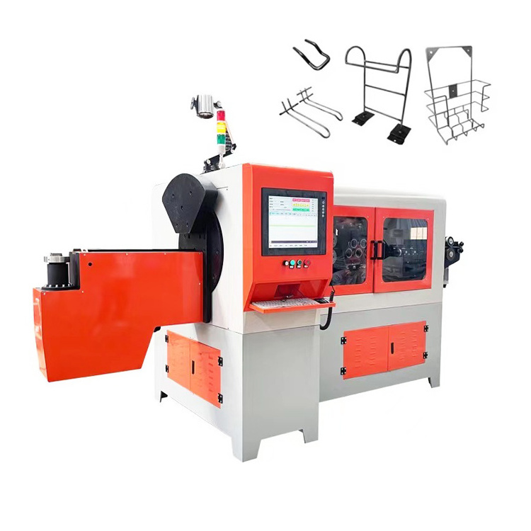 CNC Automatic 3D 2D 5 Axis Wire Rod Steel Bar Bending Spring Forming Machine For 2-12mm