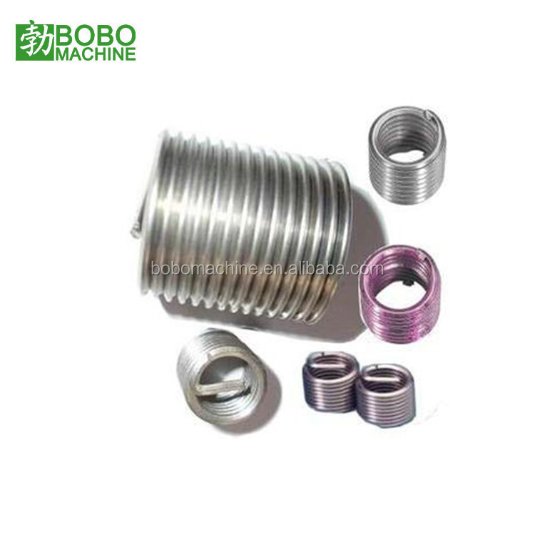 Rhombu Stainless Steel Wire Thread Insert Heli Spring Coil Forming Machine