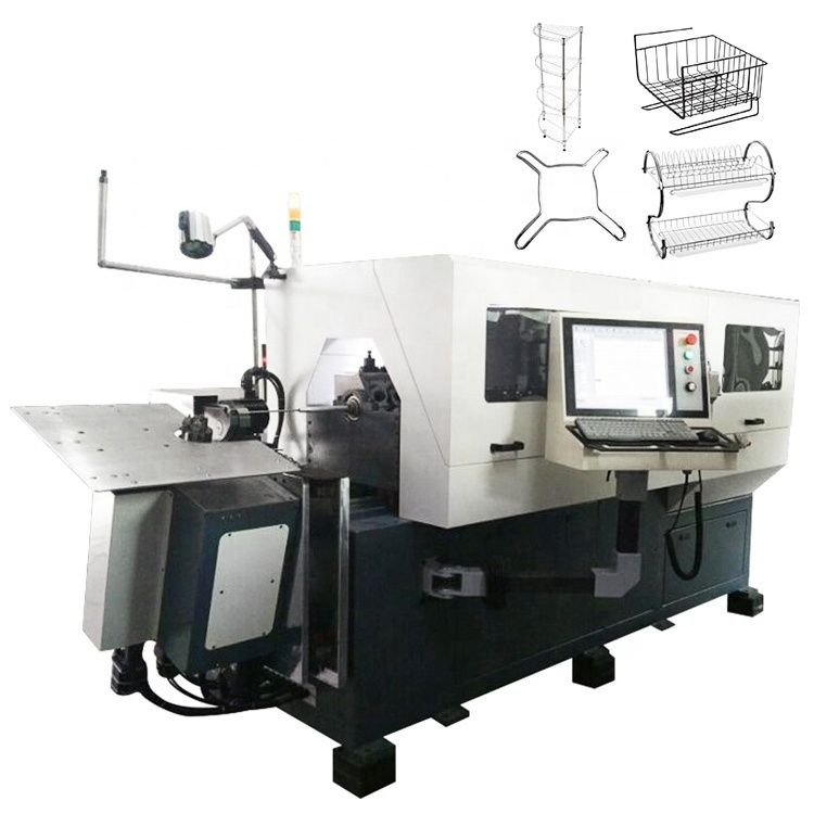 2D 3D Cnc Automatic Wire Bending Machine For Bending Wire Forming