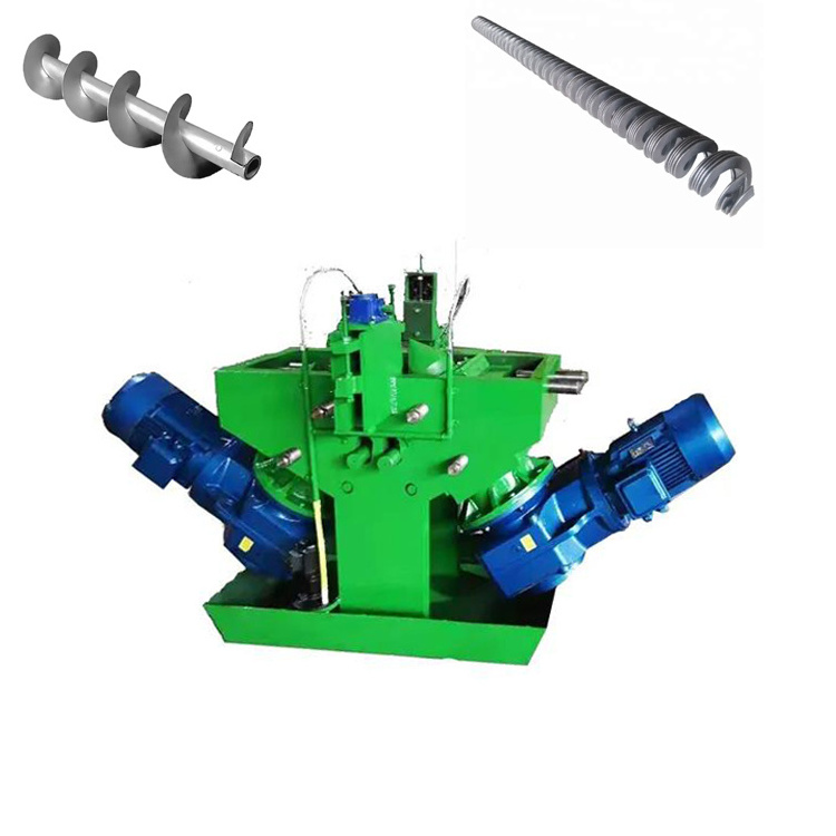 High Quality Wear Resistant Continuous Helical Screw Spiral Auger Feeder Flight Spring Blade Forming Machine For Poultry Farm