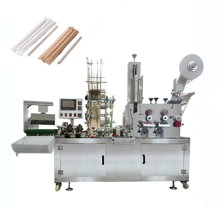 Automatic Paper  Single Straw Single Packing Machine Paper Wrapping Machine For Straws