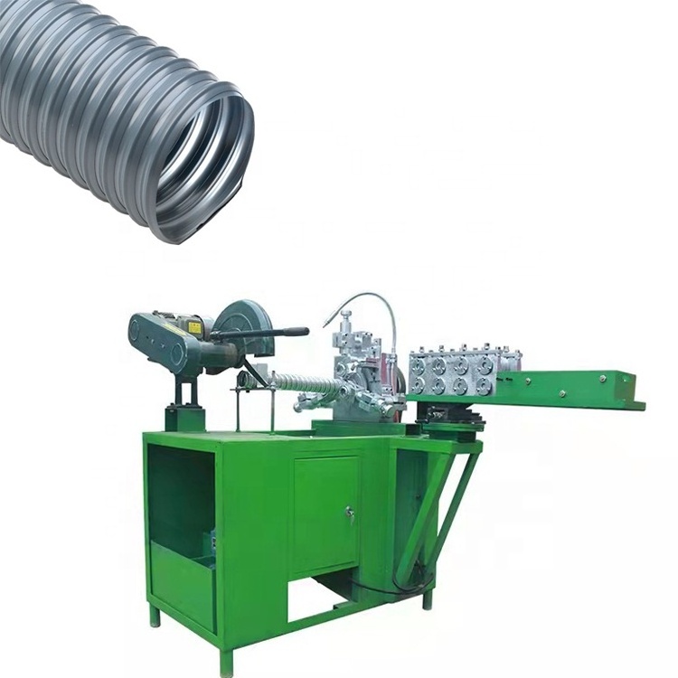 Double Wall Round Post-tension Corrugated 35~135mm Prestress Concrete Pipe Duct Making Machine