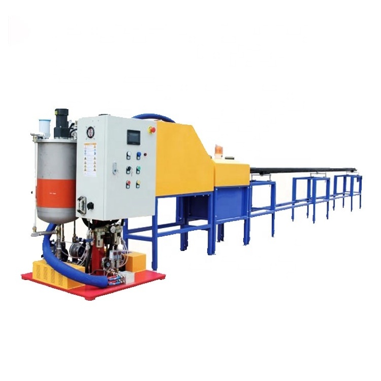 Pipe-In-Pipe With Insulation- PU Foam- PPR Pipe Continuous Injection/ Pouring Foming Production Line