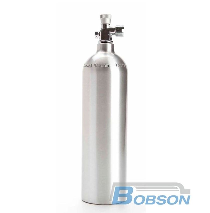 Factory Direct Sale 1000ml (24oz) 1800psi Aluminum gas Cylinder CO2 Paintball Tank with pin valve