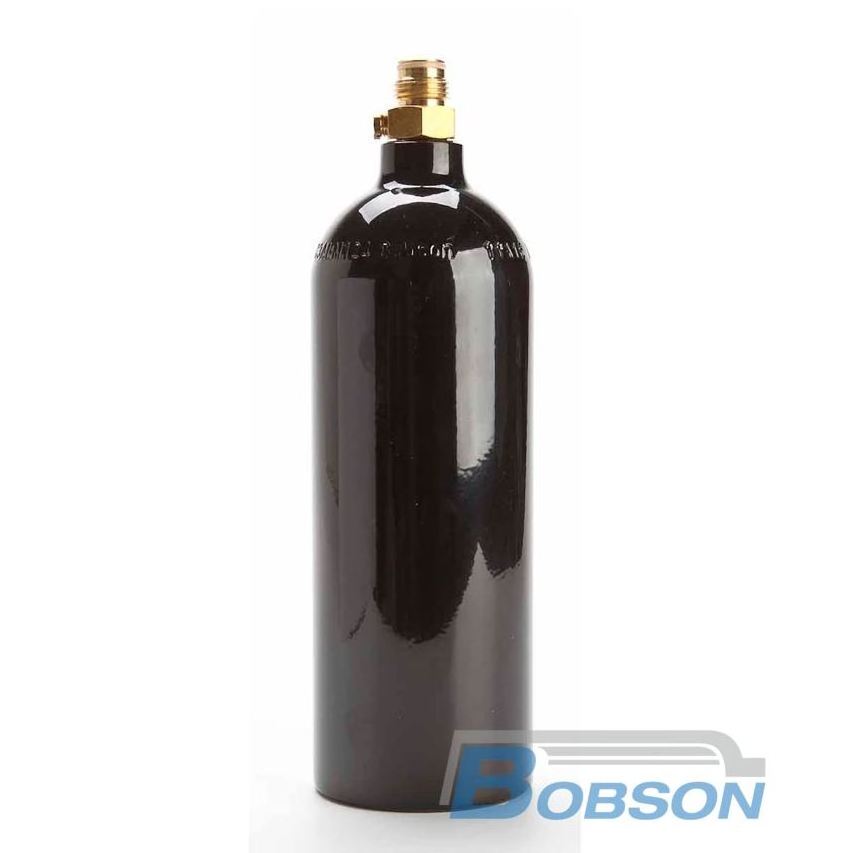 Customized 800ml (19oz) CO2 gas tank 1800 psi Aluminum Cylinder with on/off valve