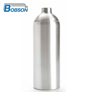 Customized 800ml (19oz) CO2 gas tank 1800 psi Aluminum Cylinder with on/off valve