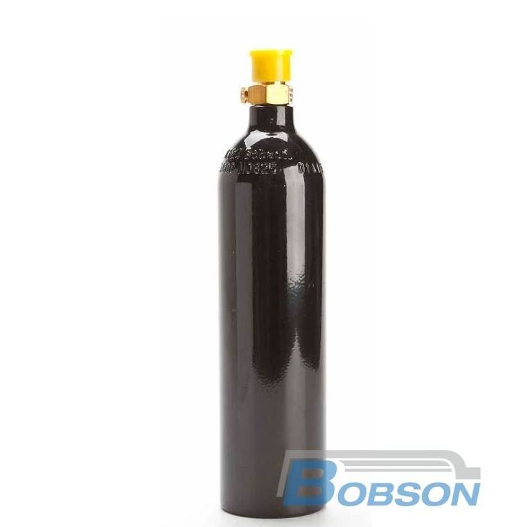 Customized 500ml (12oz) 1800 psi Aluminum Cylinder gas tank with pin valve