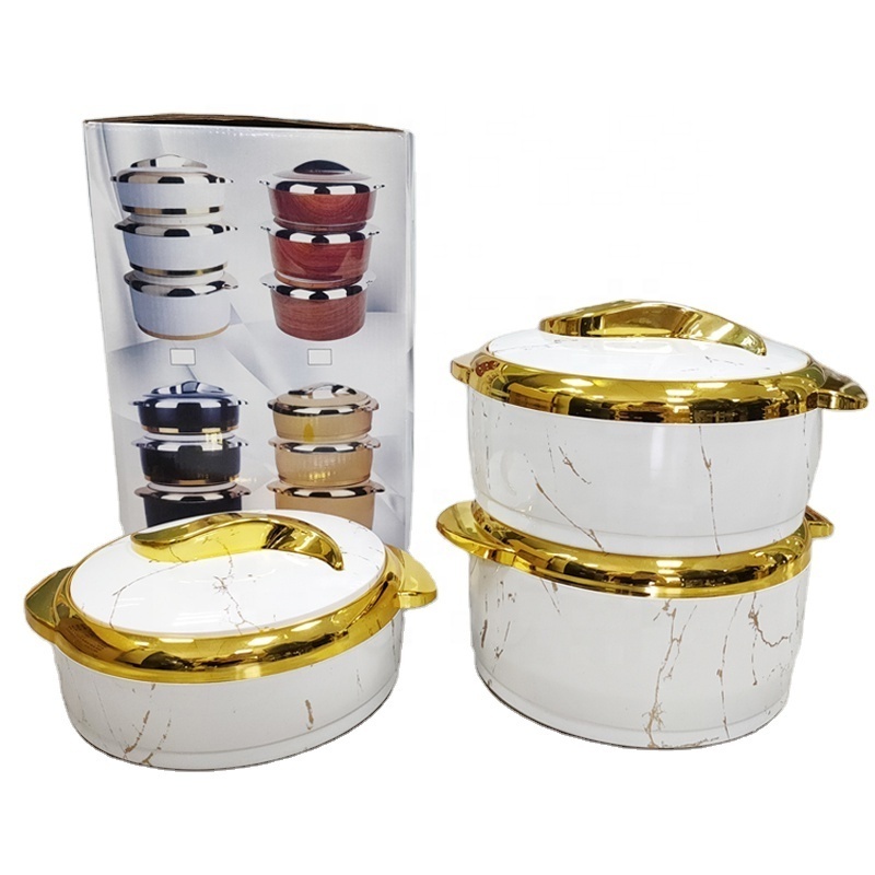 hot sale portable 3 Pcs Stainless steel food warmer