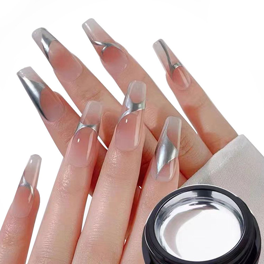 Liquid Vmp Aluminium Paste Pigment Spray Silver Chrome Aluminum Mirror Car Paints Metal Flake For Ink And Nail Polish