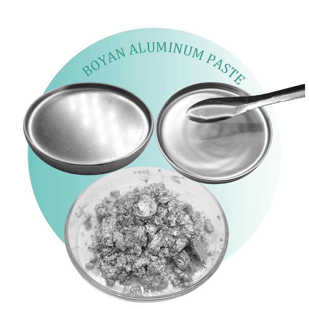 Factory Price Silver Paste Pigment  Conductive Metallic Silver Leafing Aluminium Paste For Coating Ink Paint