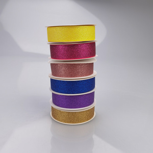 5/8" Glitter elastic Velvet Ribbons