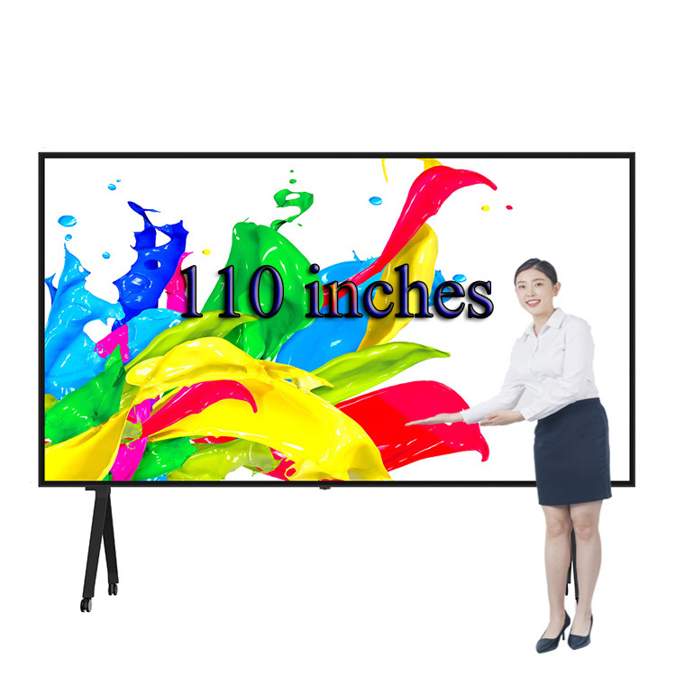 tv 98 inches 4k ultra hd an large-size commercial TV65/75/85/100/ 110inch smart tv 4K with android wifi  television 4k smart TV