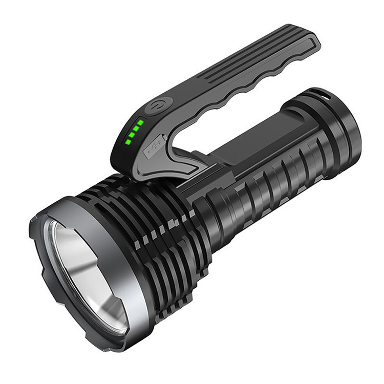 With COB Working Light USB Rechargeable Super Bright Powerful LED Handheld Flashlight