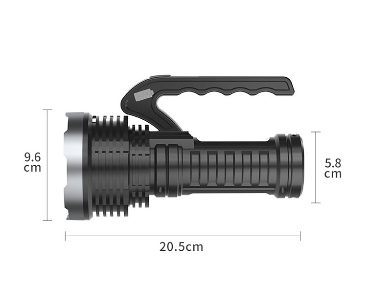 With COB Working Light USB Rechargeable Super Bright Powerful LED Handheld Flashlight