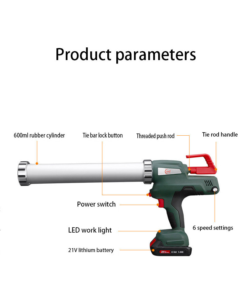 21v High Quality Cordless Industrial Heat Machine Hot Melt Glue Gun With Trigger