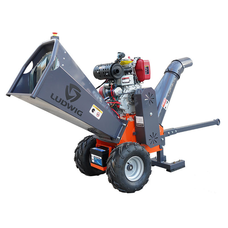 13HP Wood Chippers Drum Wood Chipper Wood Pallet Chipper