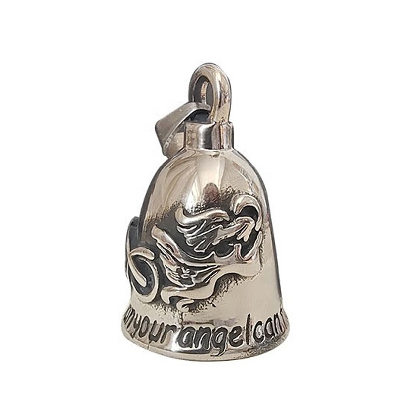 Custom Angel Wings Biker Bell Pendant Cool Punk USA Eagle Wings Biker Bell Pendant key holder