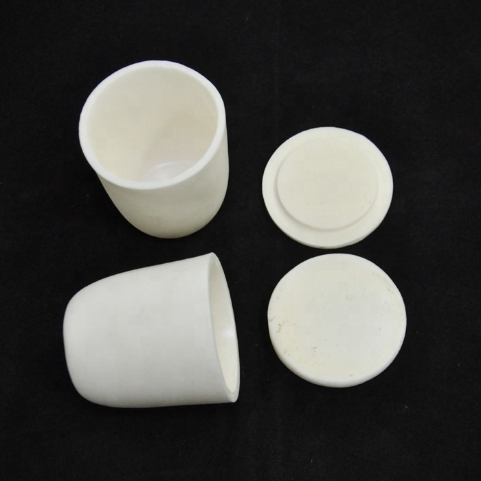 99.5% Al2O3 C799 Alumina Ceramic Crucible for Metal Melting in Laboratory