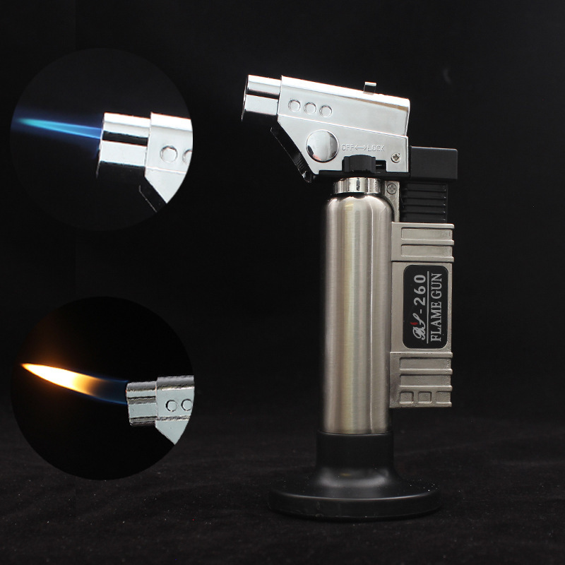 BS260   cigar moxa stick welding gun personalized spray flame metal windproof lighter cigarette wholesale