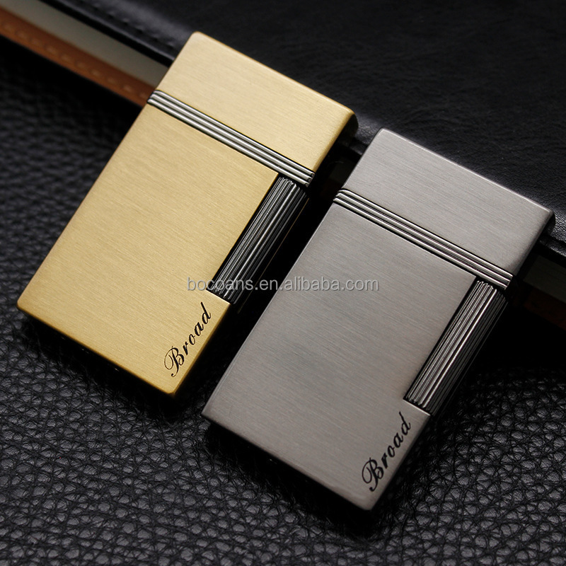 BD313   creative metal grinding wheel lighter personalized open flame single flame lighter men's cigarette set wholesale