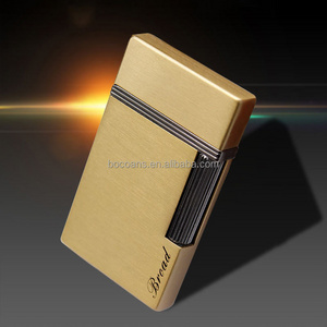 BD313   creative metal grinding wheel lighter personalized open flame single flame lighter men's cigarette set wholesale